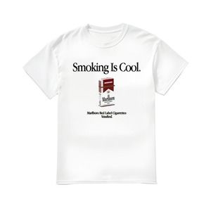 Marlboro Smoking Tobacco Shirt Funny Ironic Smoking Is Cool Tee